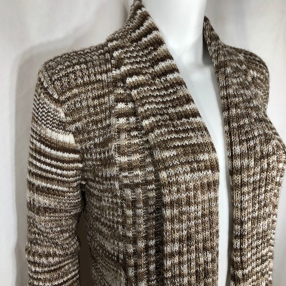 Alpaca Lael Lapel Front Alpaca Fur Fly Away Cardigan - Picture 2 of 9